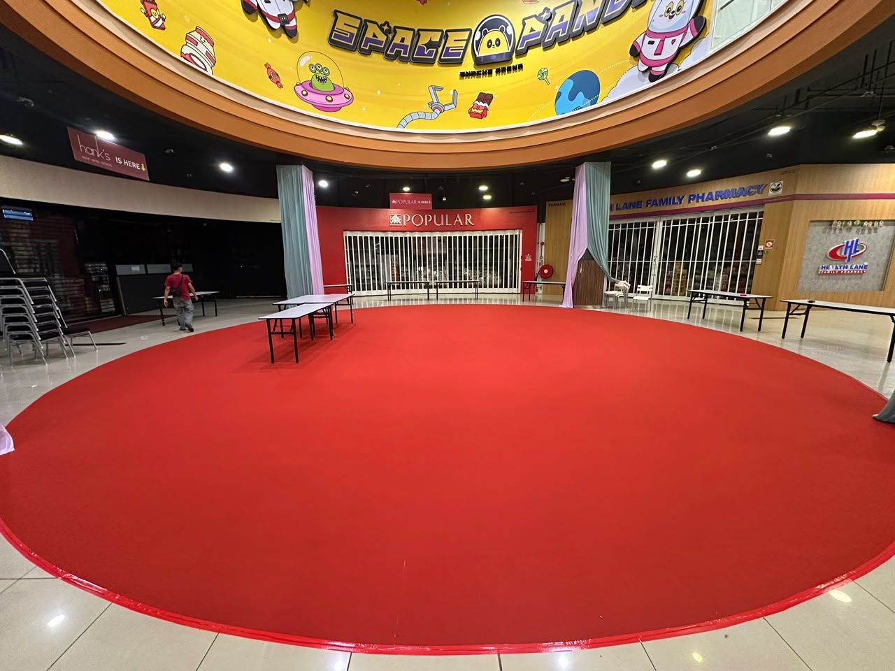 Event Carpet project completed by FUZZFLOOR in Malaysia