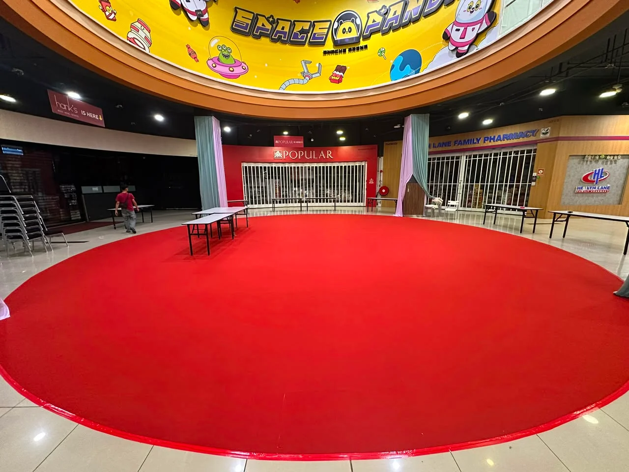 Event Carpet project completed by FUZZFLOOR in Malaysia